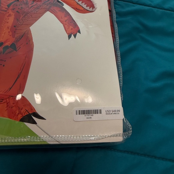 Kids inflatable Dino ride along Costume OS - Picture 2 of 5